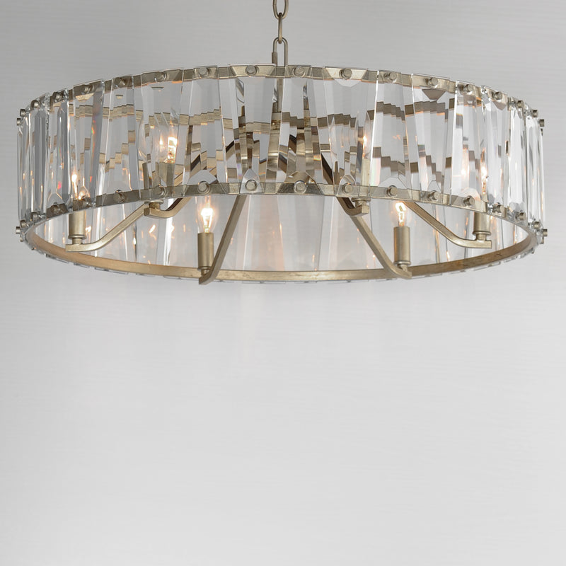 Odeon 6 Light Chandelier Gold