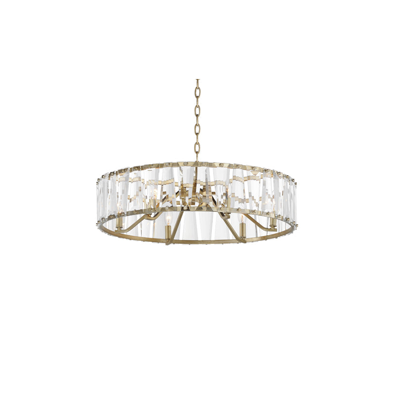 Odeon 6 Light Chandelier Gold