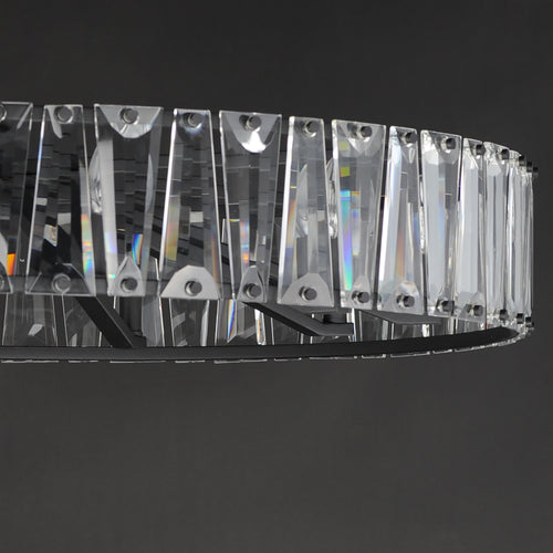 Odeon 10 Light Chandelier Black