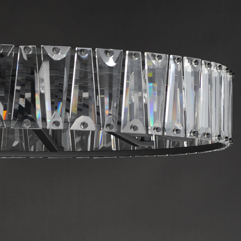Odeon 10 Light Chandelier Black