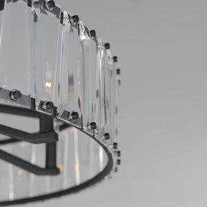 Odeon 10 Light Chandelier Black