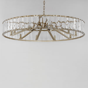 Odeon 10 Light Chandelier Gold