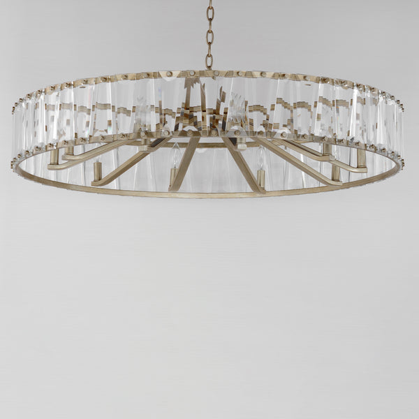Odeon 10 Light Chandelier Gold