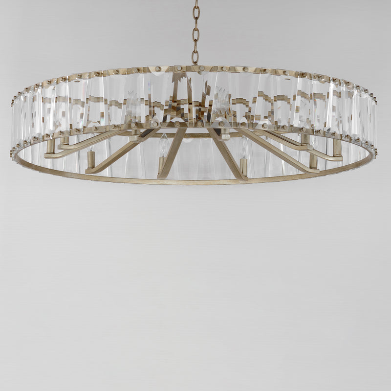 Odeon 10 Light Chandelier Gold
