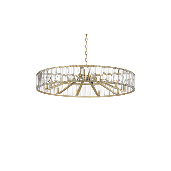 Odeon 10 Light Chandelier Gold