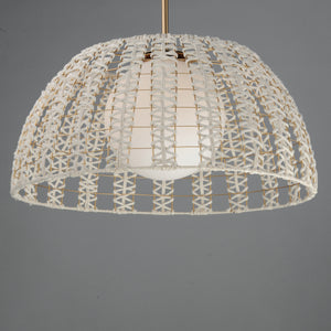 Macrame 1 Light Pendant
