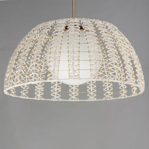 Macrame 1 Light Pendant