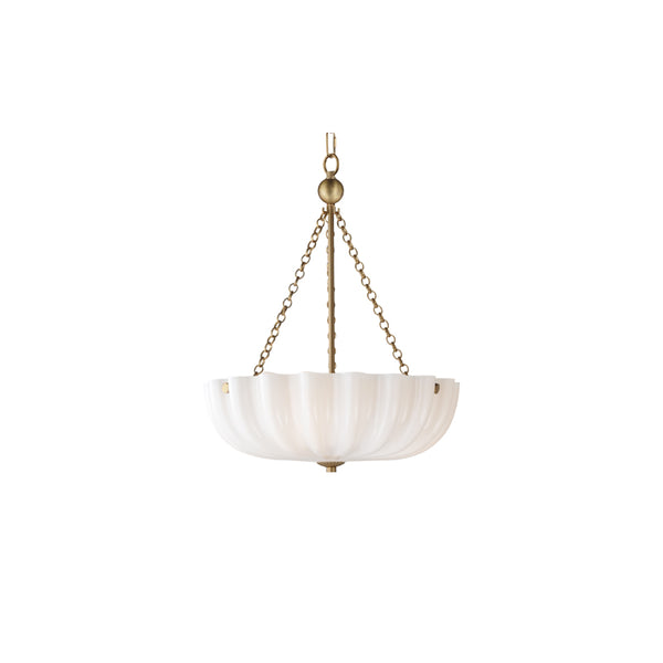 Bundt Small Pendant/Semi-Flush Brass