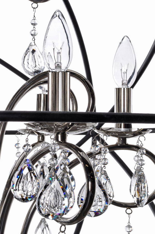 Orbit 12 Light Pendant Bronze