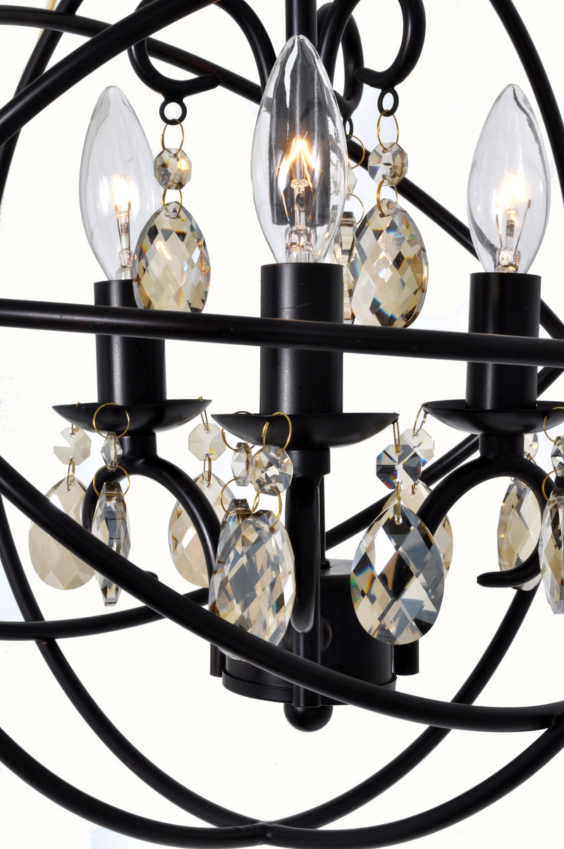 Orbit 3 Light Pendant Bronze