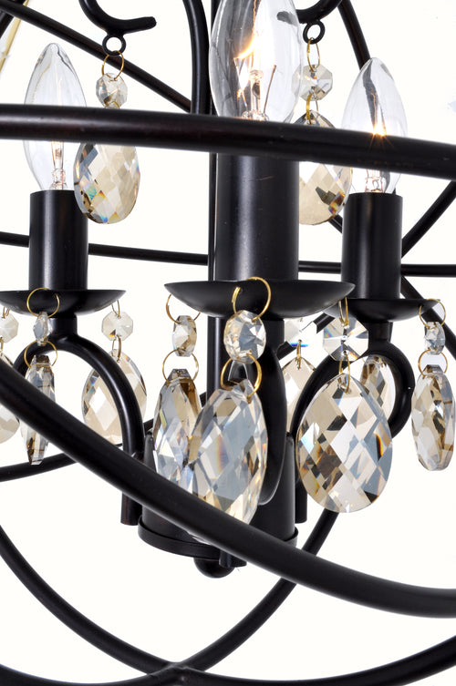 Orbit 12 Light Pendant Bronze