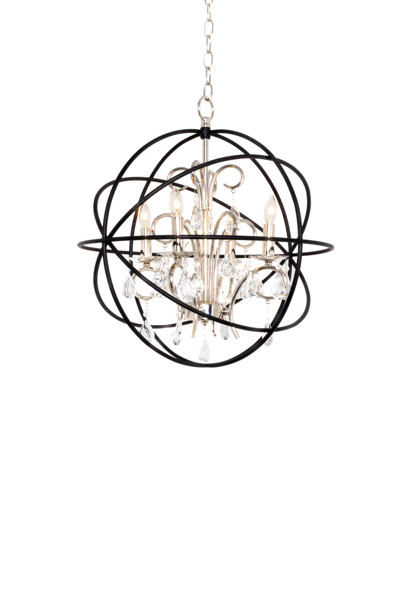 Orbit 4 Light Pendant Nickel