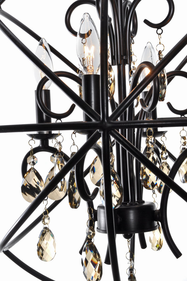 Orbit 4 Light Pendant Bronze