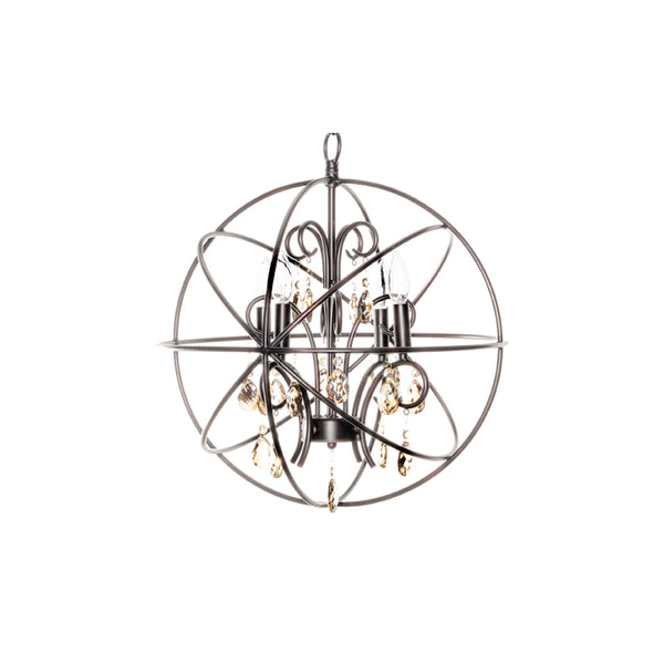 Orbit 4 Light Pendant Bronze