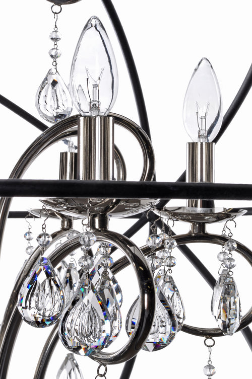 Orbit 6 Light Pendant Nickel
