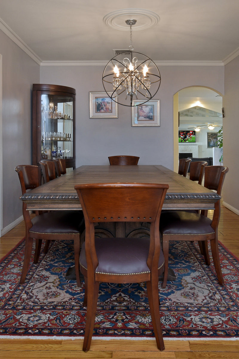 Orbit 6 Light Pendant Nickel
