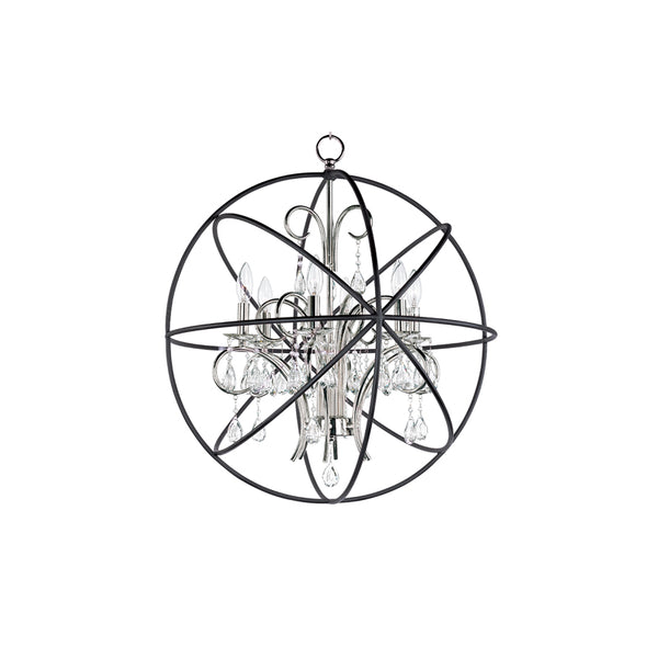 Orbit 6 Light Pendant Nickel