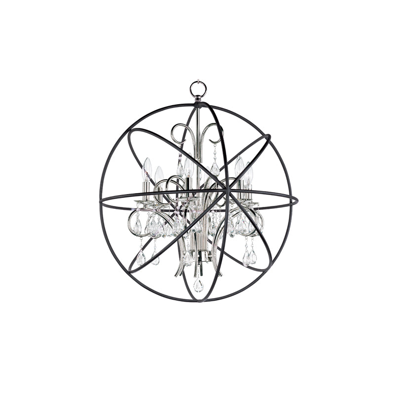 Orbit 6 Light Pendant Nickel