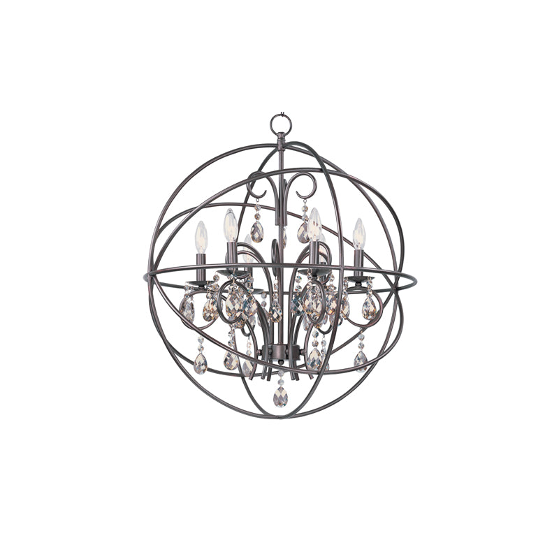 Orbit 6 Light Pendant Bronze