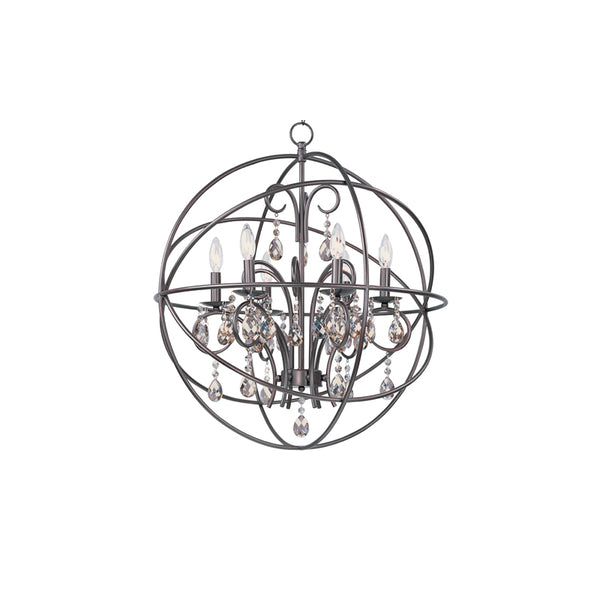 Orbit 6 Light Pendant Bronze