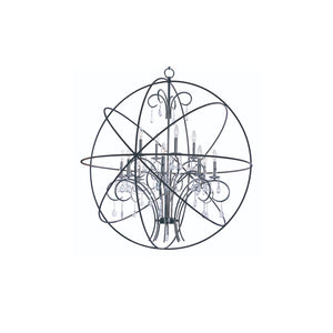 Orbit 12 Light Pendant Nickel