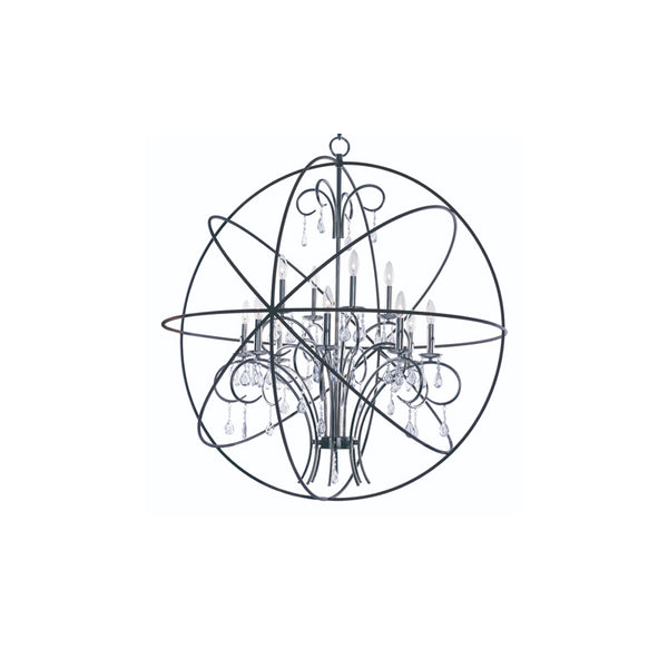 Orbit 12 Light Pendant Nickel