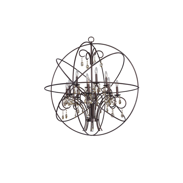 Orbit 12 Light Pendant Bronze