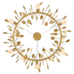 Lolli Chandelier Brass