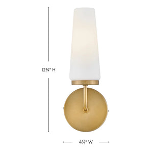 Selma Single Sconce Gold