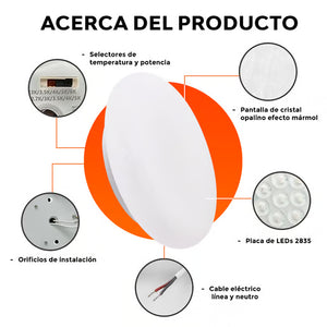 Solvia Plafón Blanco