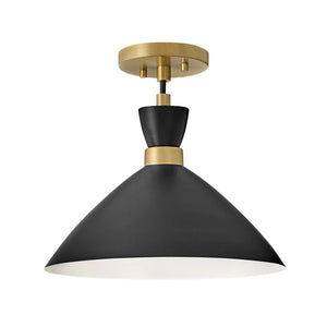 Simon Medium Convertible Pendant Black