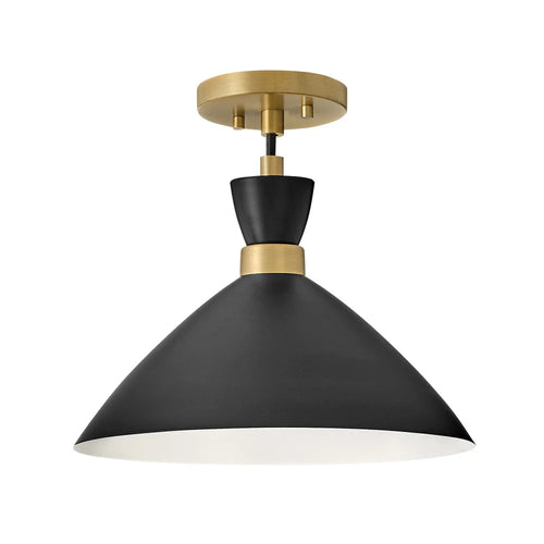 Simon Medium Convertible Pendant Black