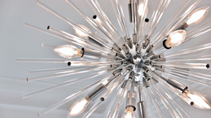 Polaris 12 Light Chandelier Polished Chrome