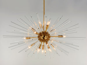 Polaris 16 Light Pendant Brass