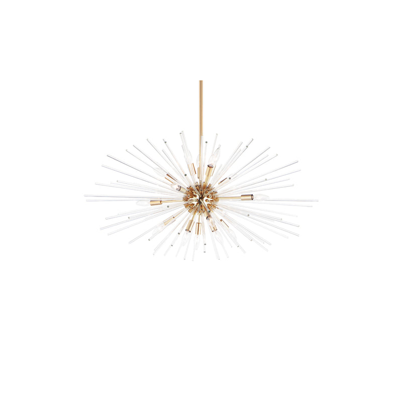 Polaris 16 Light Pendant Brass