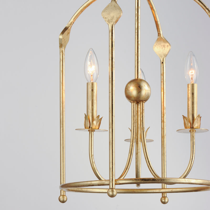 Paloma Foyer Pendant Gold