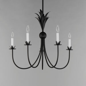 Paloma 5 Light Chandelier Steel