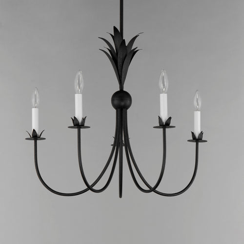 Paloma 5 Light Chandelier Steel