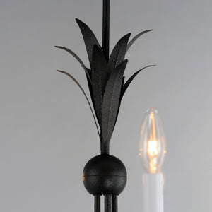Paloma 5 Light Chandelier Steel