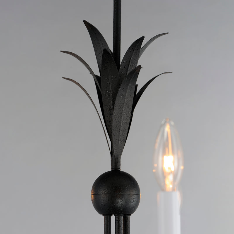 Paloma 5 Light Chandelier Steel
