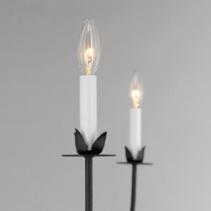 Paloma 5 Light Chandelier Steel