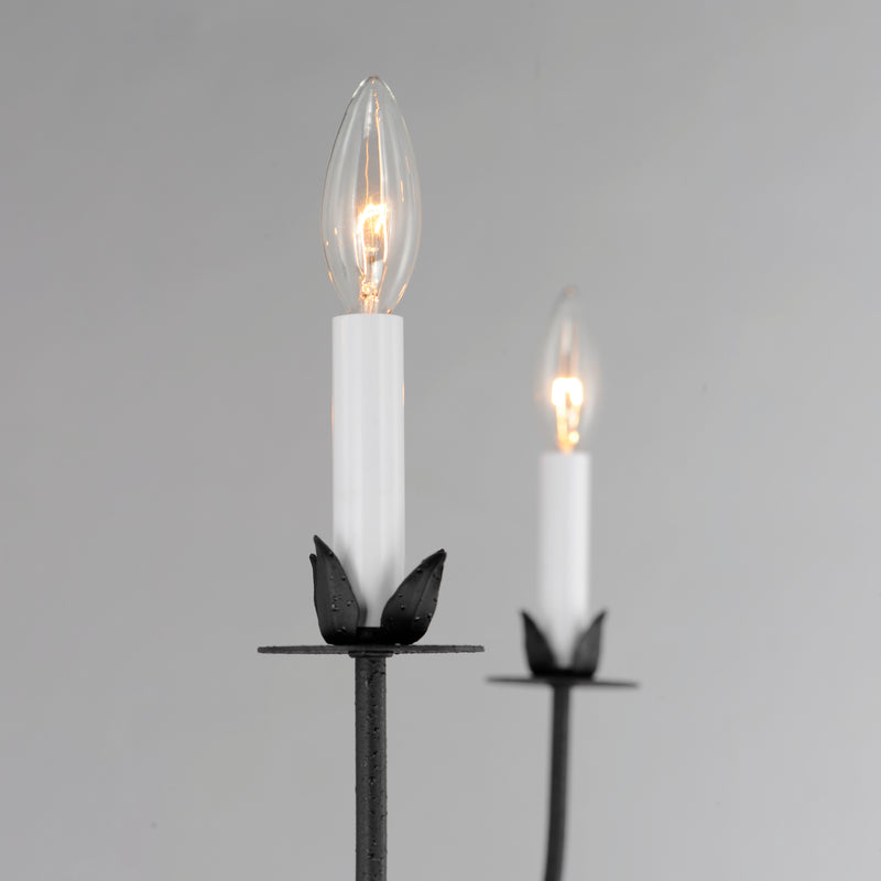 Paloma 5 Light Chandelier Steel