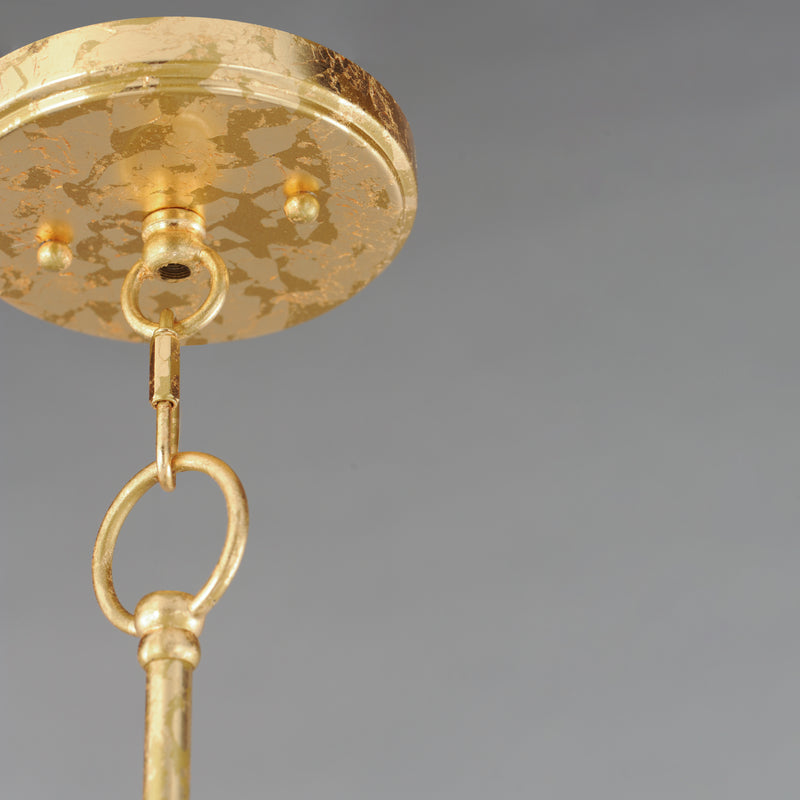 Paloma 5 Light Chandelier Gold