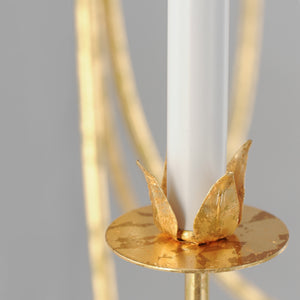 Paloma 5 Light Chandelier Gold