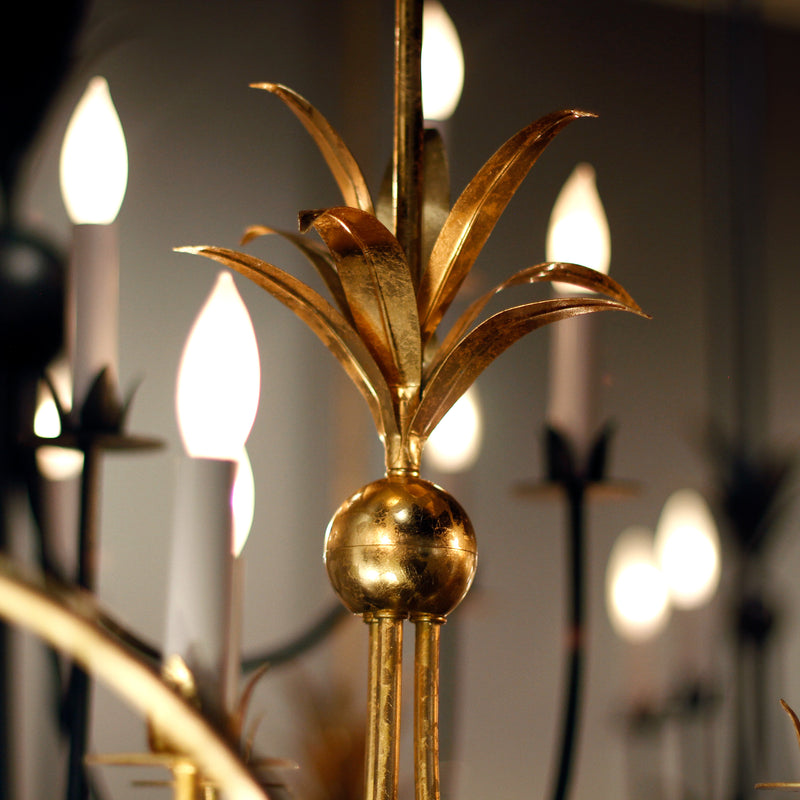 Paloma 8 Light Chandelier Gold