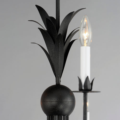 Paloma 9 Light Chandelier Steel