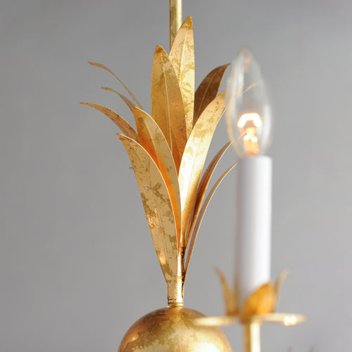 Paloma 9 Light Chandelier Gold