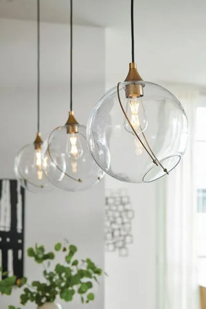 Skye Small Pendant Brass