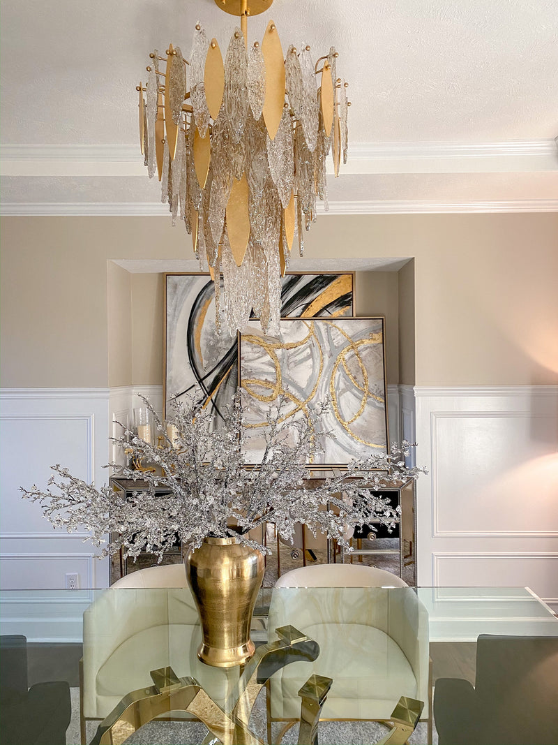 Majestic 12 Light Chandelier Gold