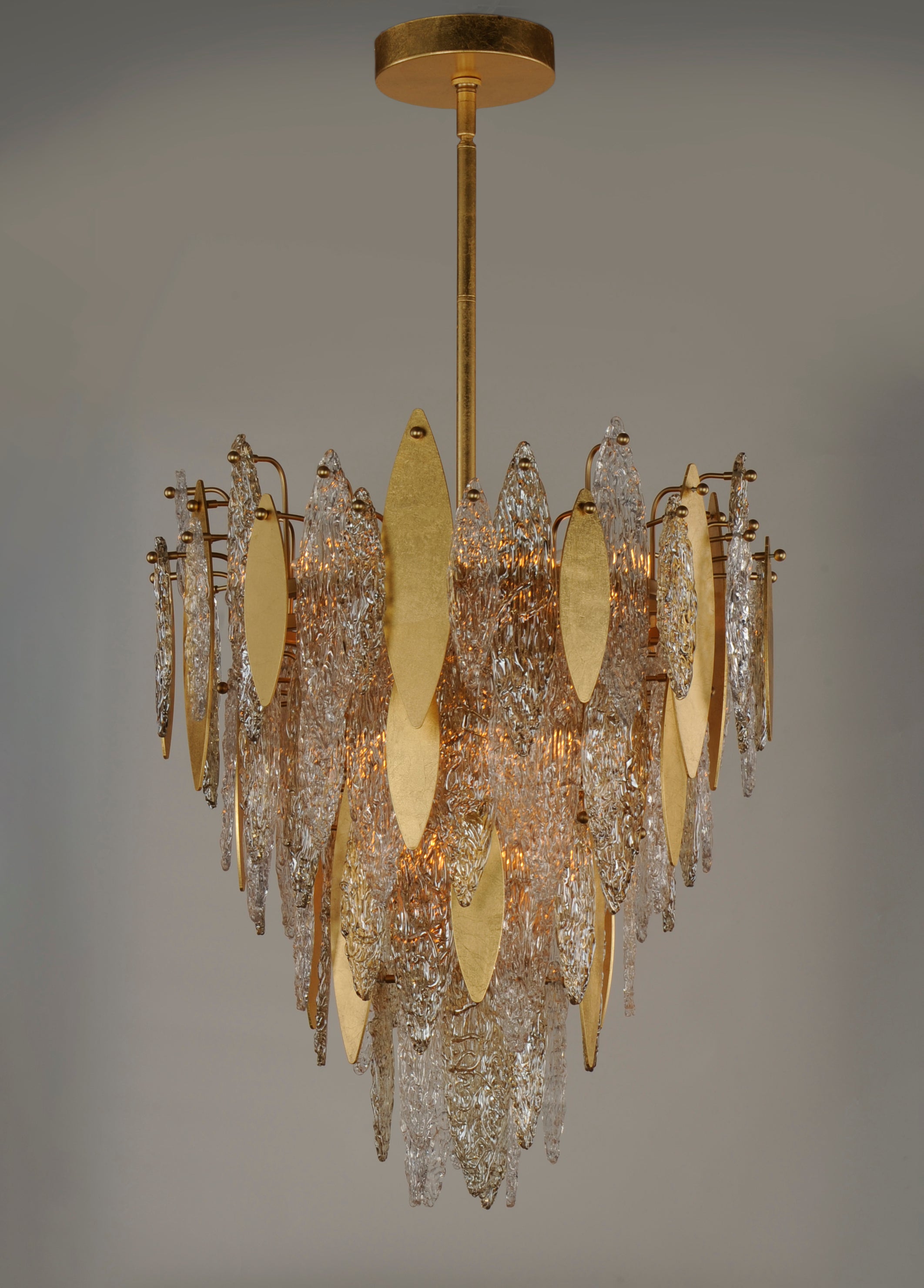 Majestic 12 Light Chandelier Gold
